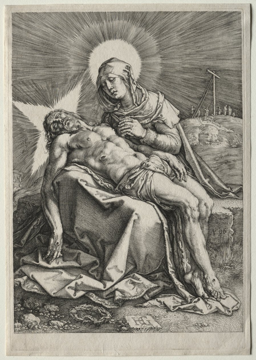 Pieta av Hendrick Goltzius