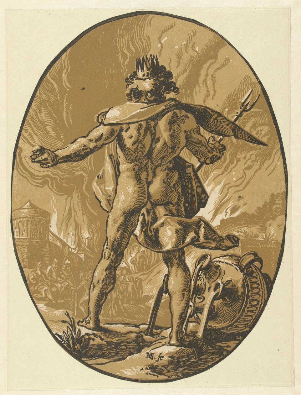 Pluto Gods and Goddesses (serietitel) av Hendrick Goltzius