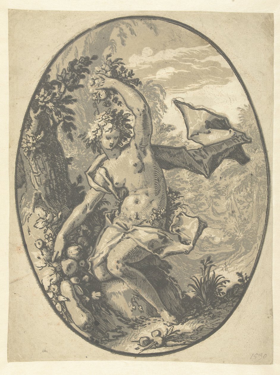 Proserpina Gods and Goddesses (serietitel) av Hendrick Goltzius