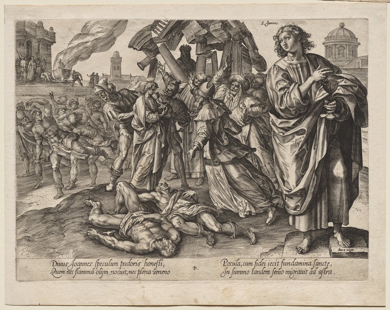 St. John av Hendrick Goltzius