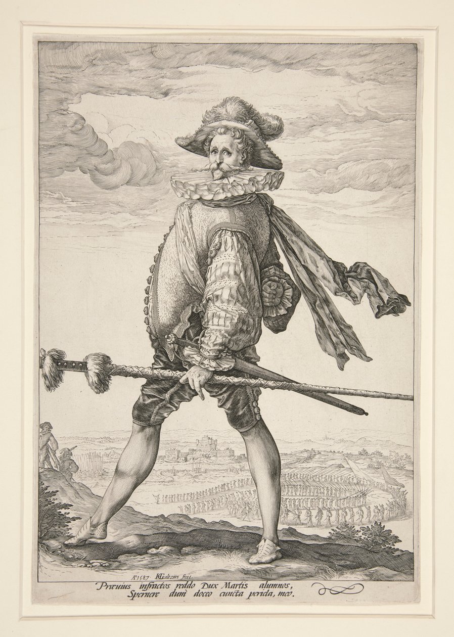 Infanteriets kapten av Hendrick Goltzius