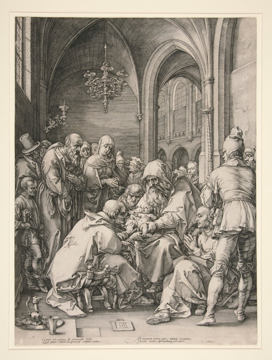 Omskärelsen av Hendrick Goltzius