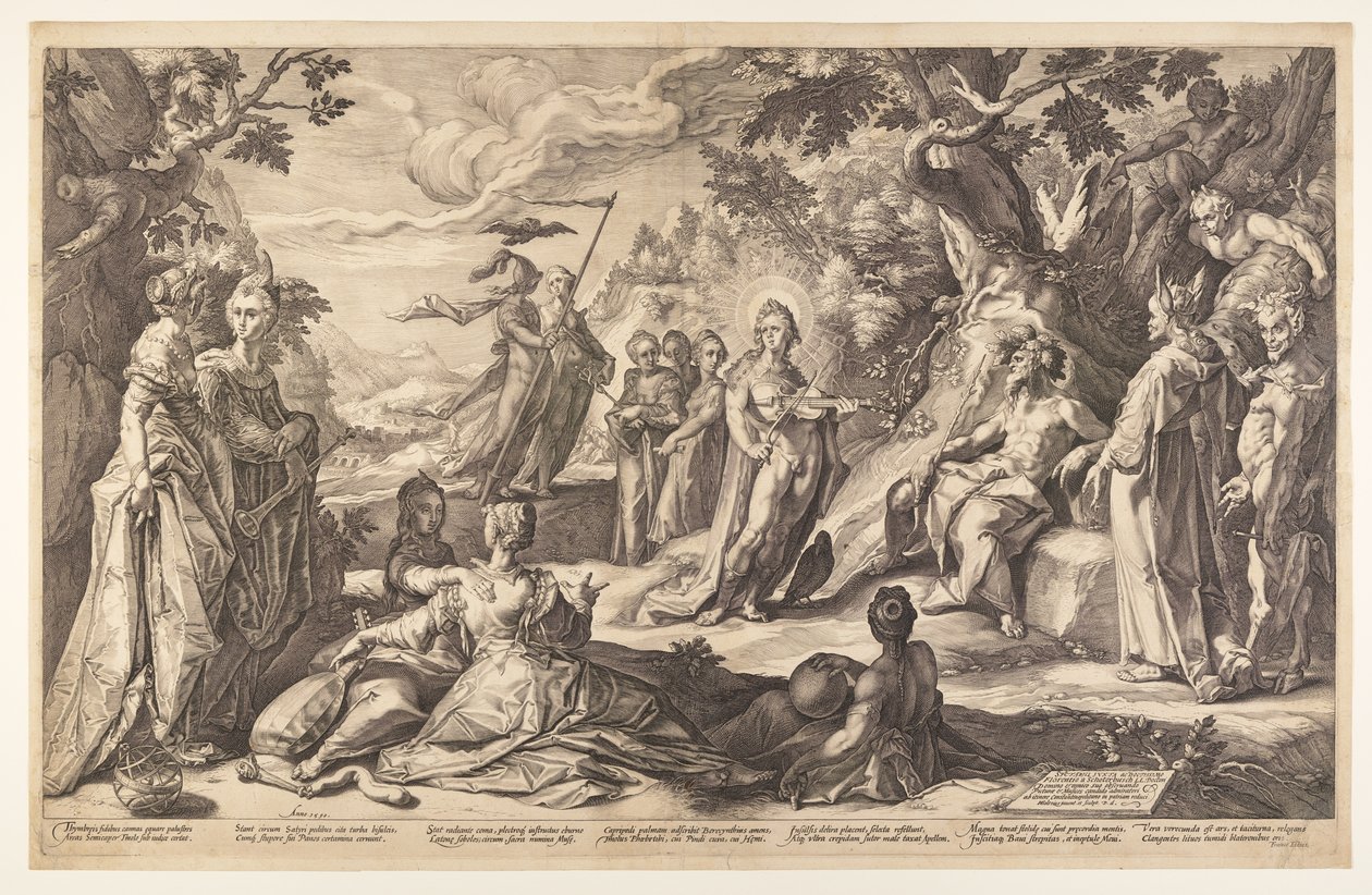 Midas dom av Hendrick Goltzius