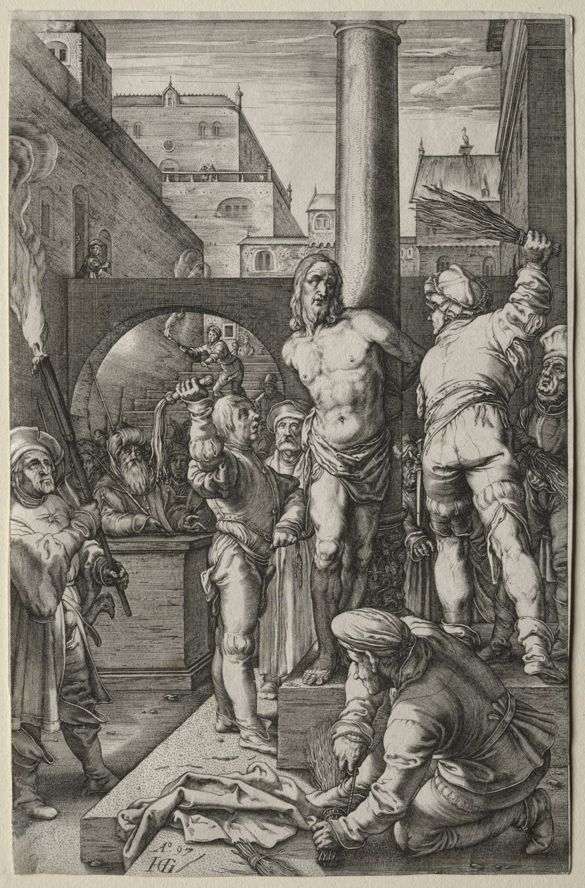 Passionen: Flagglingen av Hendrick Goltzius