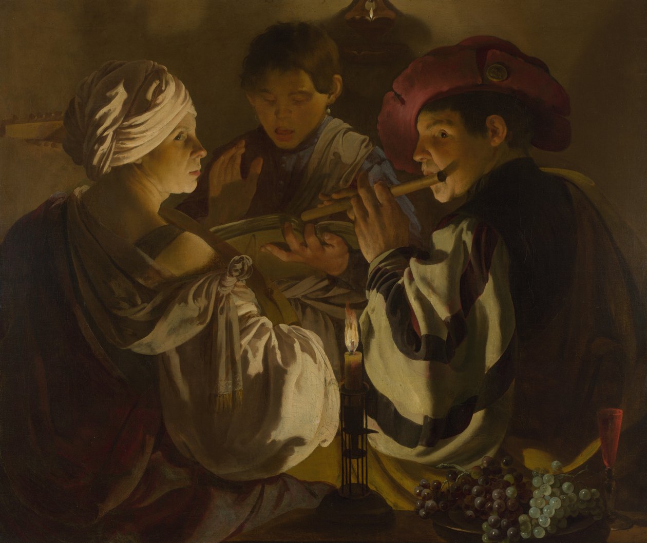 Konserten, c. 1626 av Hendrick Jansz Terbrugghen