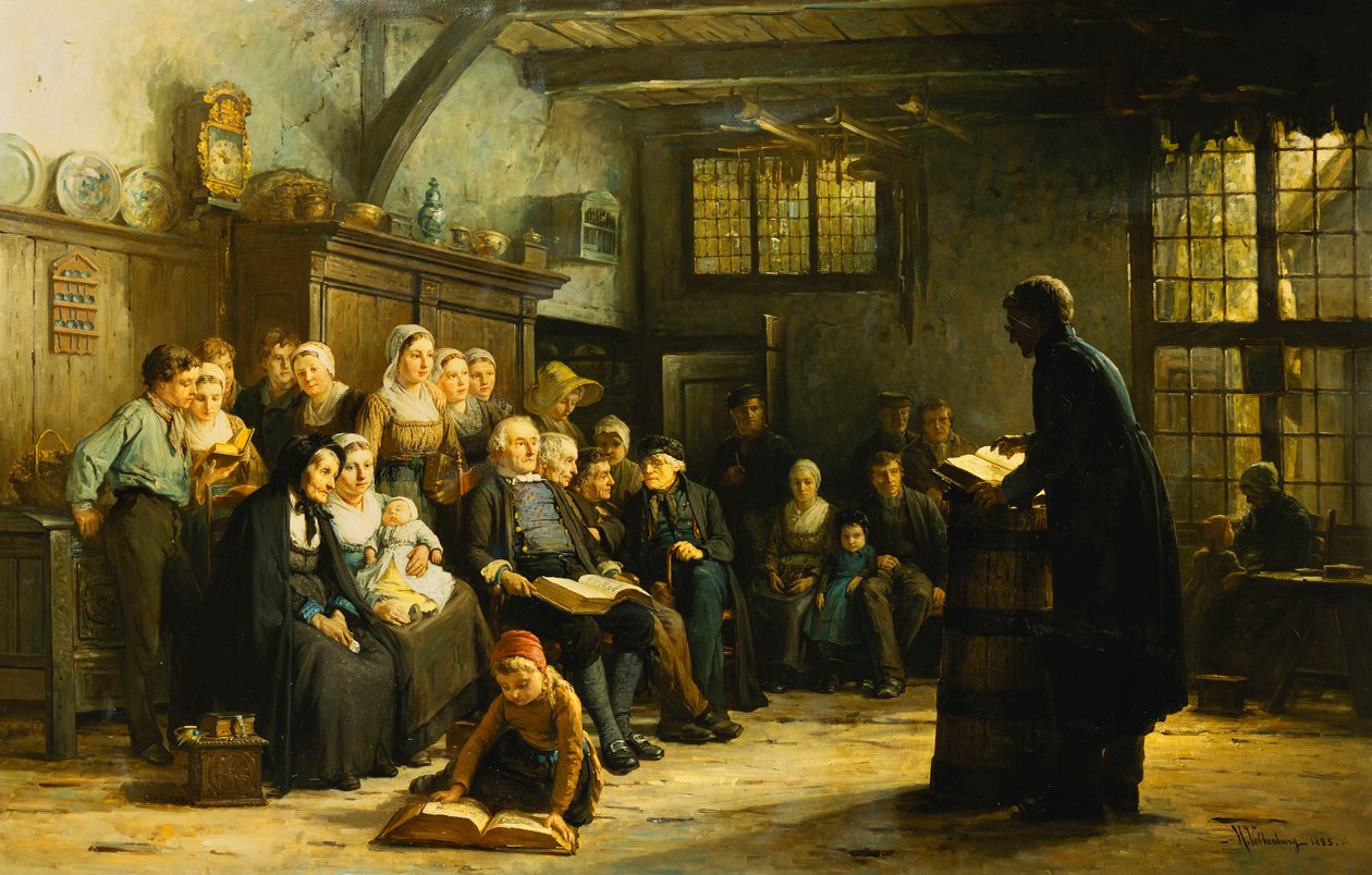 Söndag eftermiddag i baklandet, 1883 av Hendrick Valkenburg