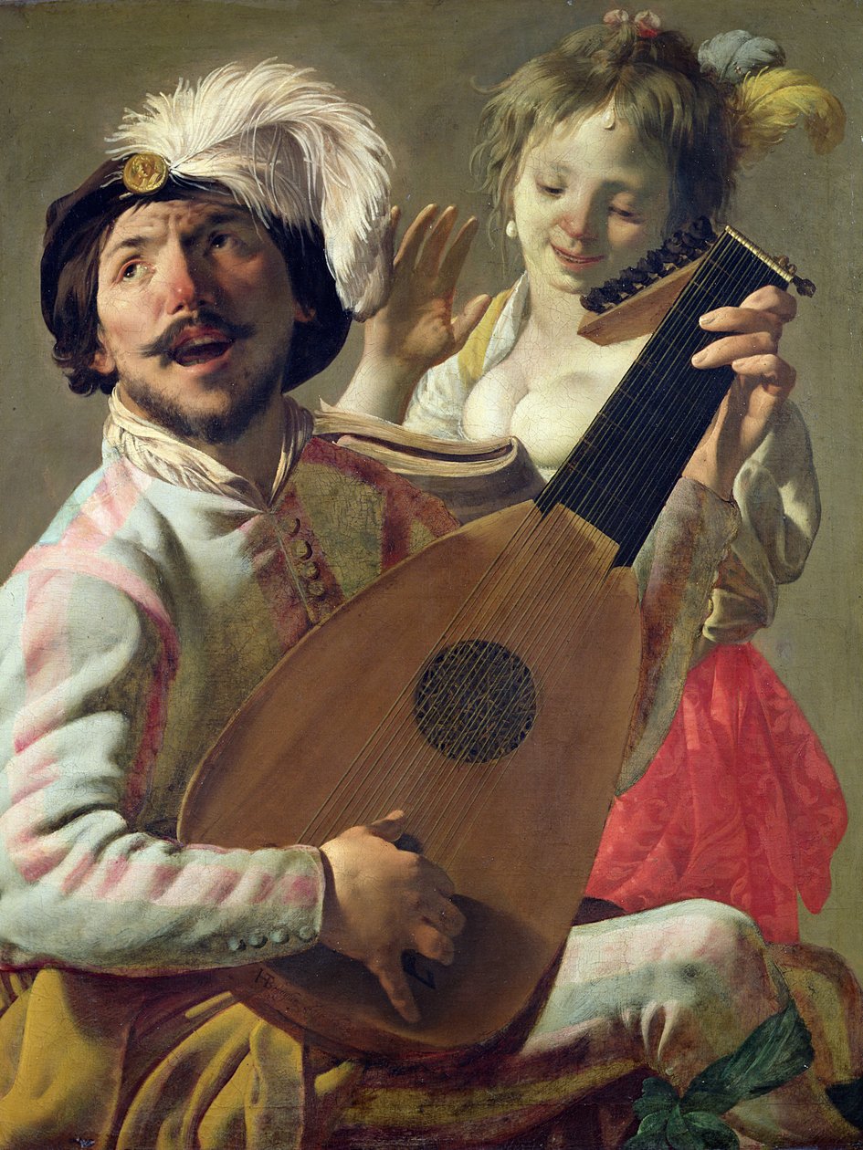 Duetten, 1628 av Hendrick ter Brugghen