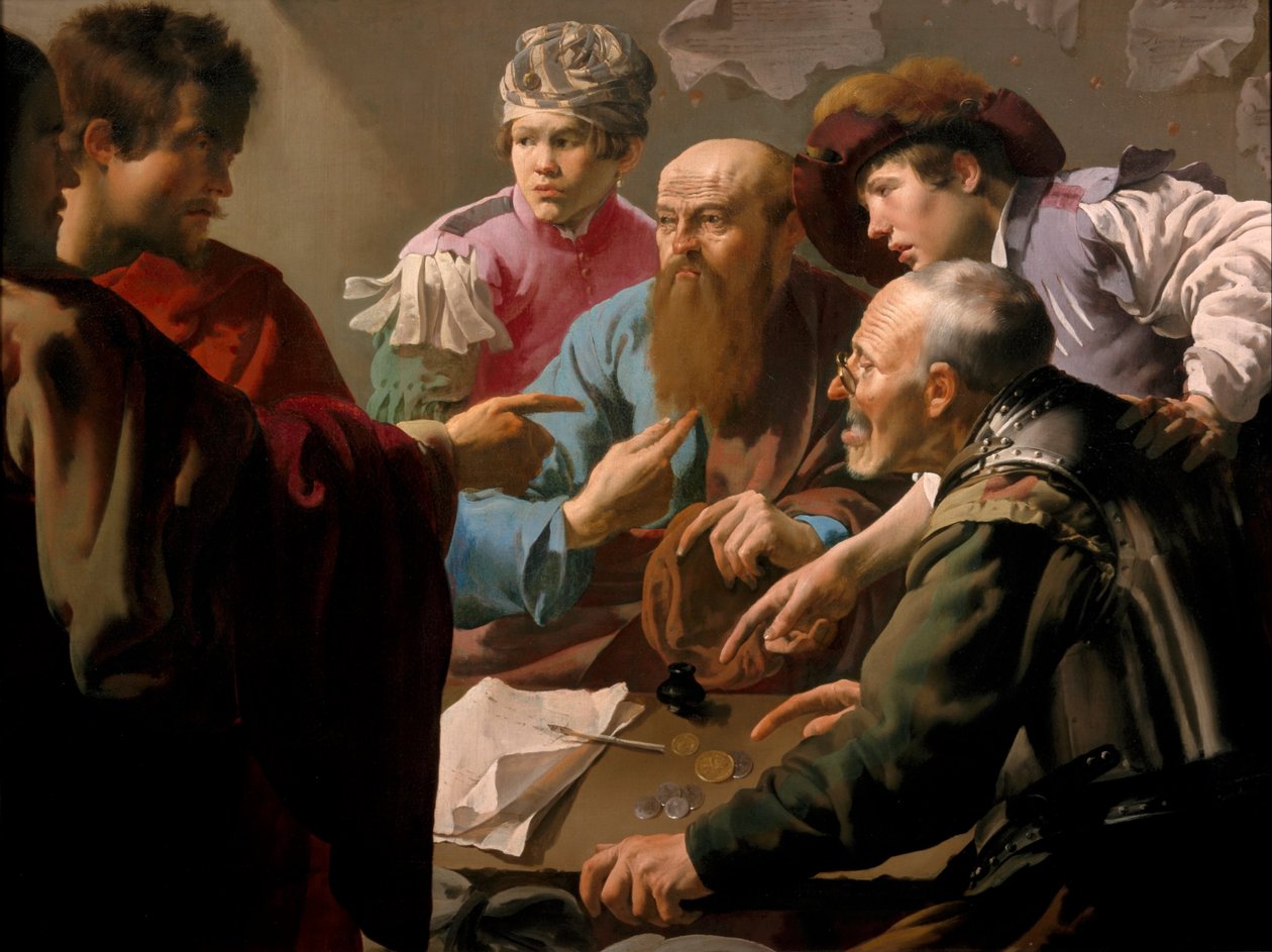 Den helige Matteus kallelse av Hendrick ter Brugghen