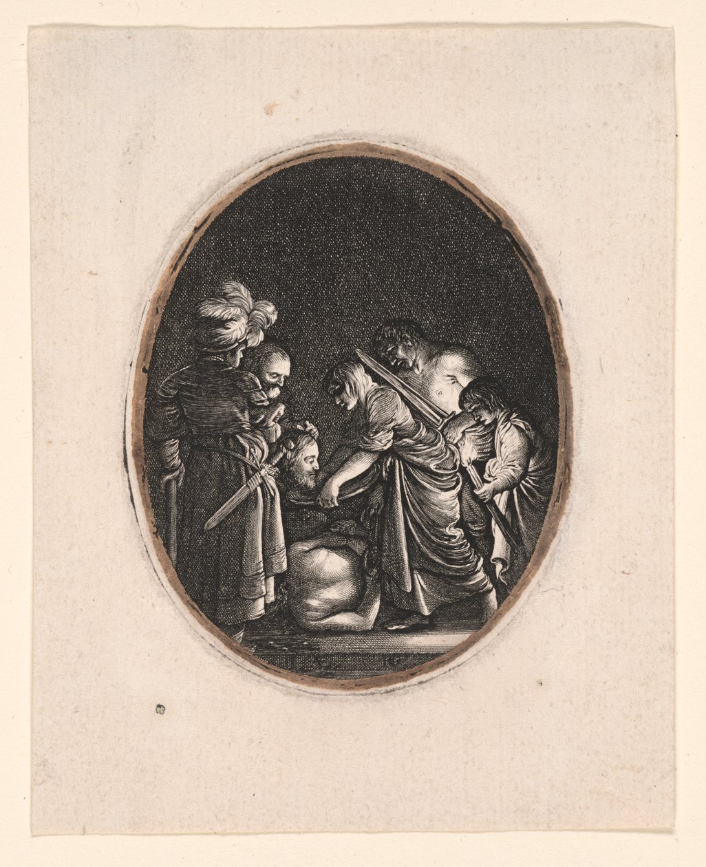Johannes Döparens halshuggning av Hendrick von Goudt