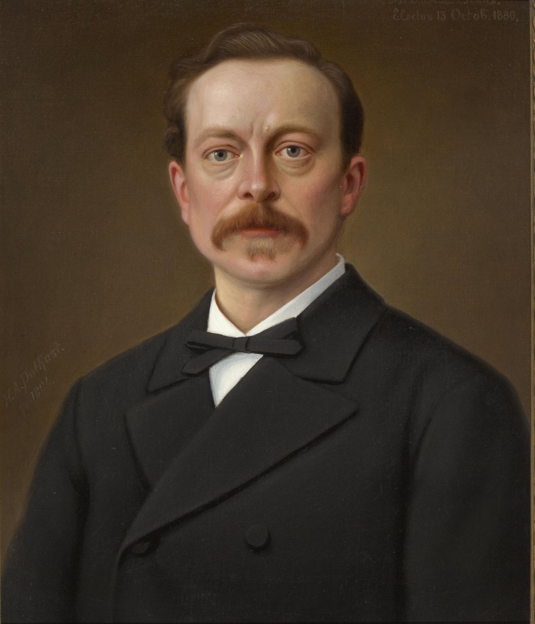 Portret van Johannes Josephus Antonius Ludovicus Beuns (....-1912). av Hendrik Antoon Pothast