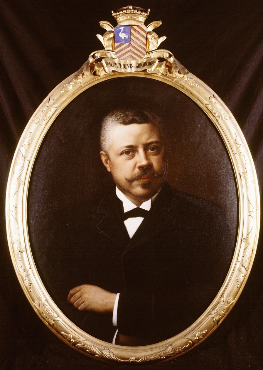 Portret van jonkheer Willem Philip Teding van Berkhout (1851-1905), burgemeester Haarlemmerliede en Spaarnwoude. av Hendrik Antoon Pothast