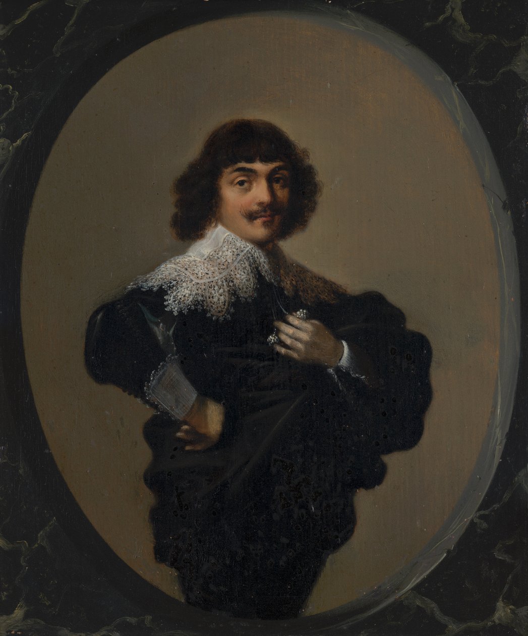 Porträtt av Jean Fontaine (1608-1668) av Hendrick Gerritsz Pot