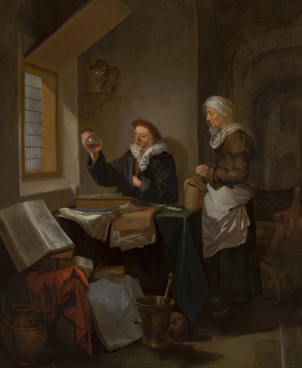 Besöket hos läkaren av Hendrik Heerschop