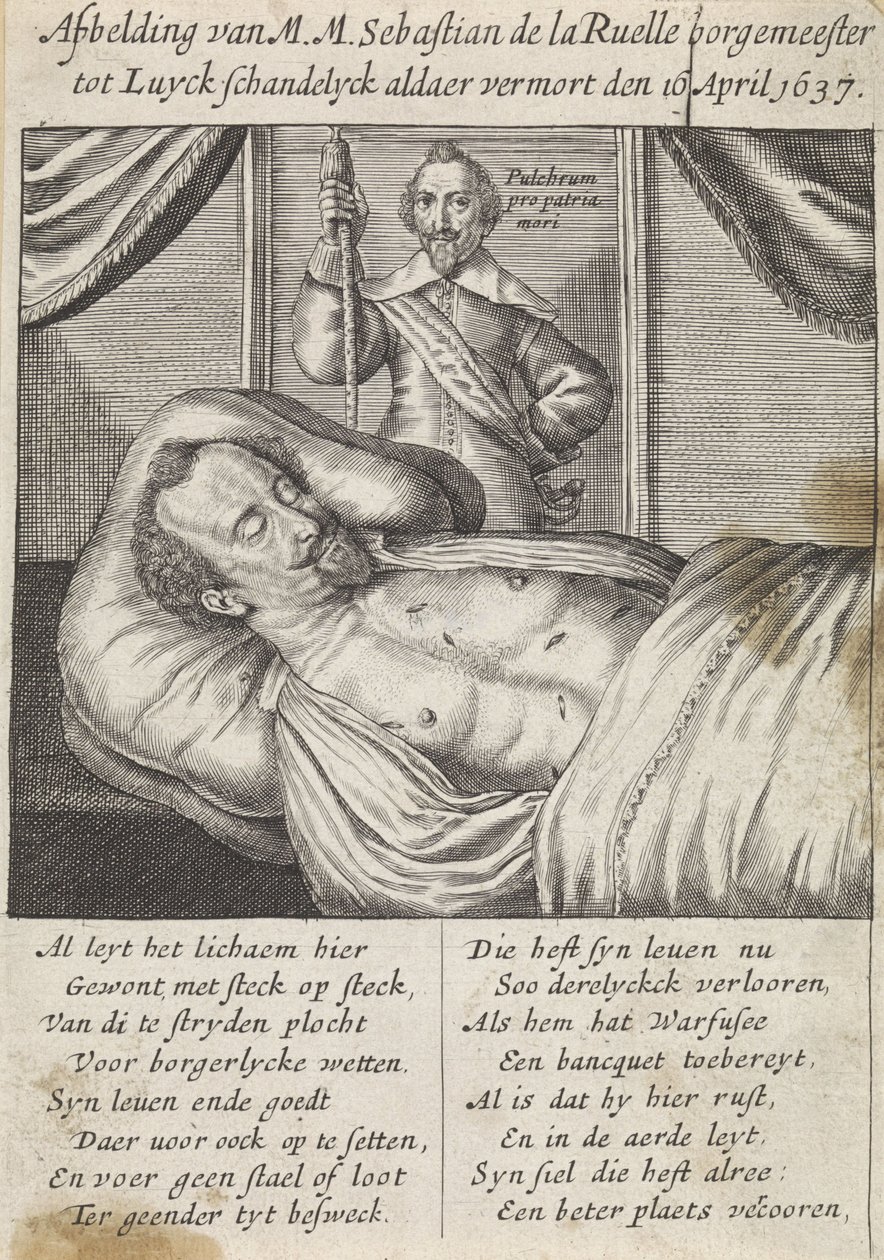 Sebastien de La Ruelles död av Hendrik Noël Natalis
