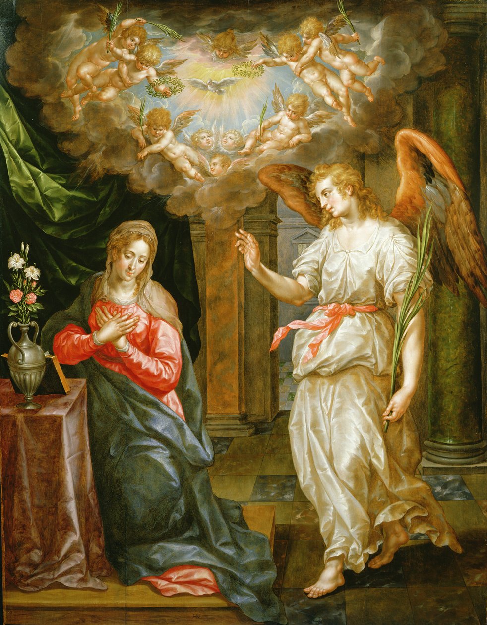 Bebådelsen av Hendrick de Clerck