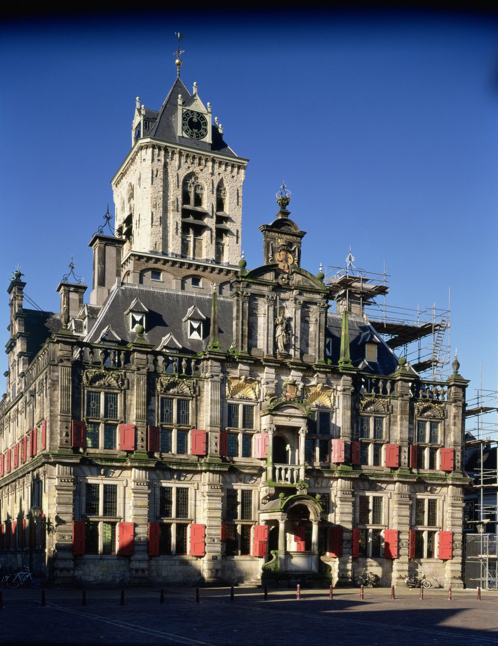 Stadshuset, påbörjat 1618 av Hendrik de Keyser