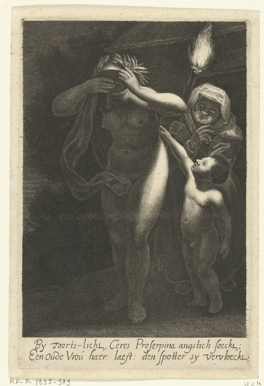 Ceres och Stellio av Hendrik Bary