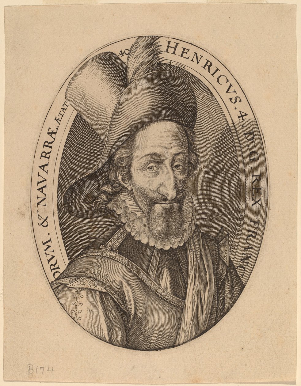 Henrik IV, Frankrikes kung av Hendrik Goltzius