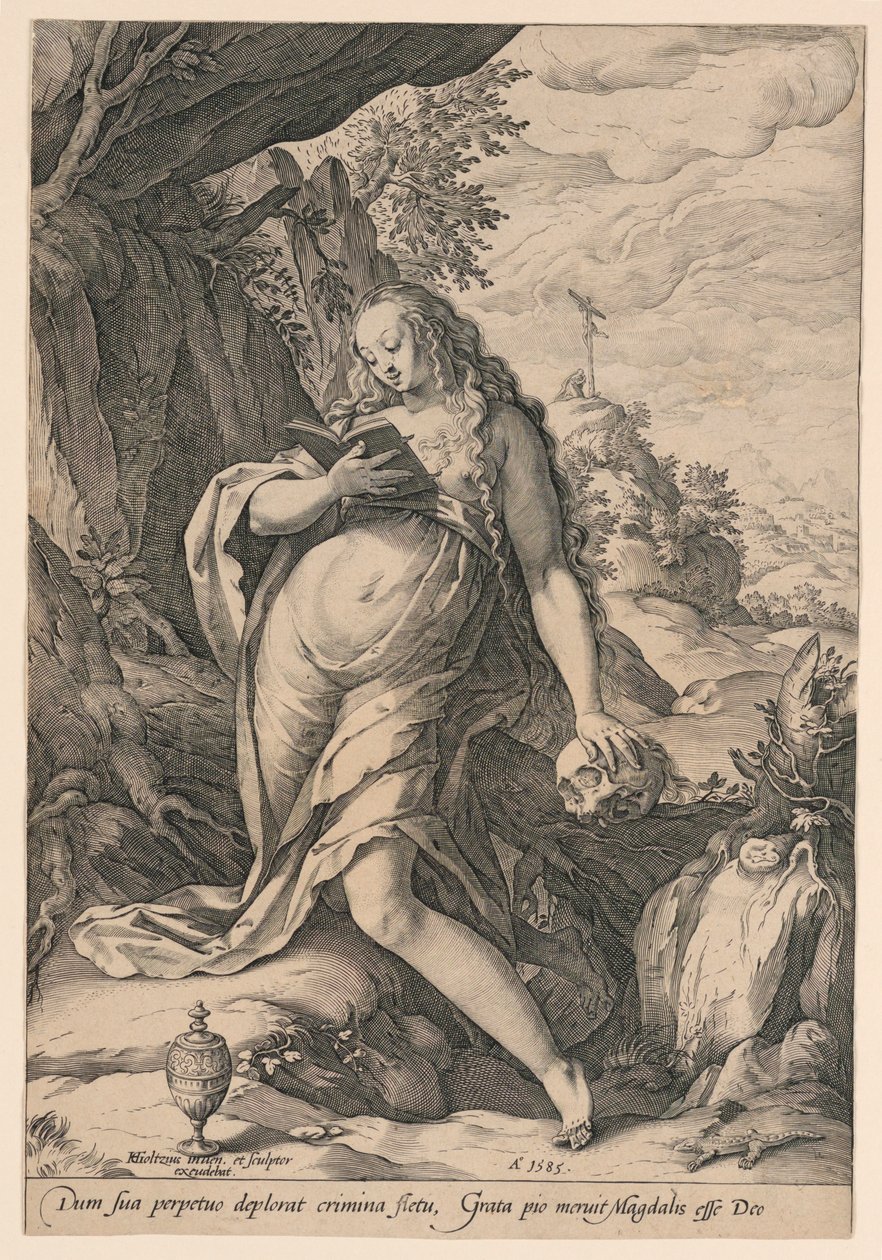 Sankta Maria Magdalena botgörande av Hendrik Goltzius