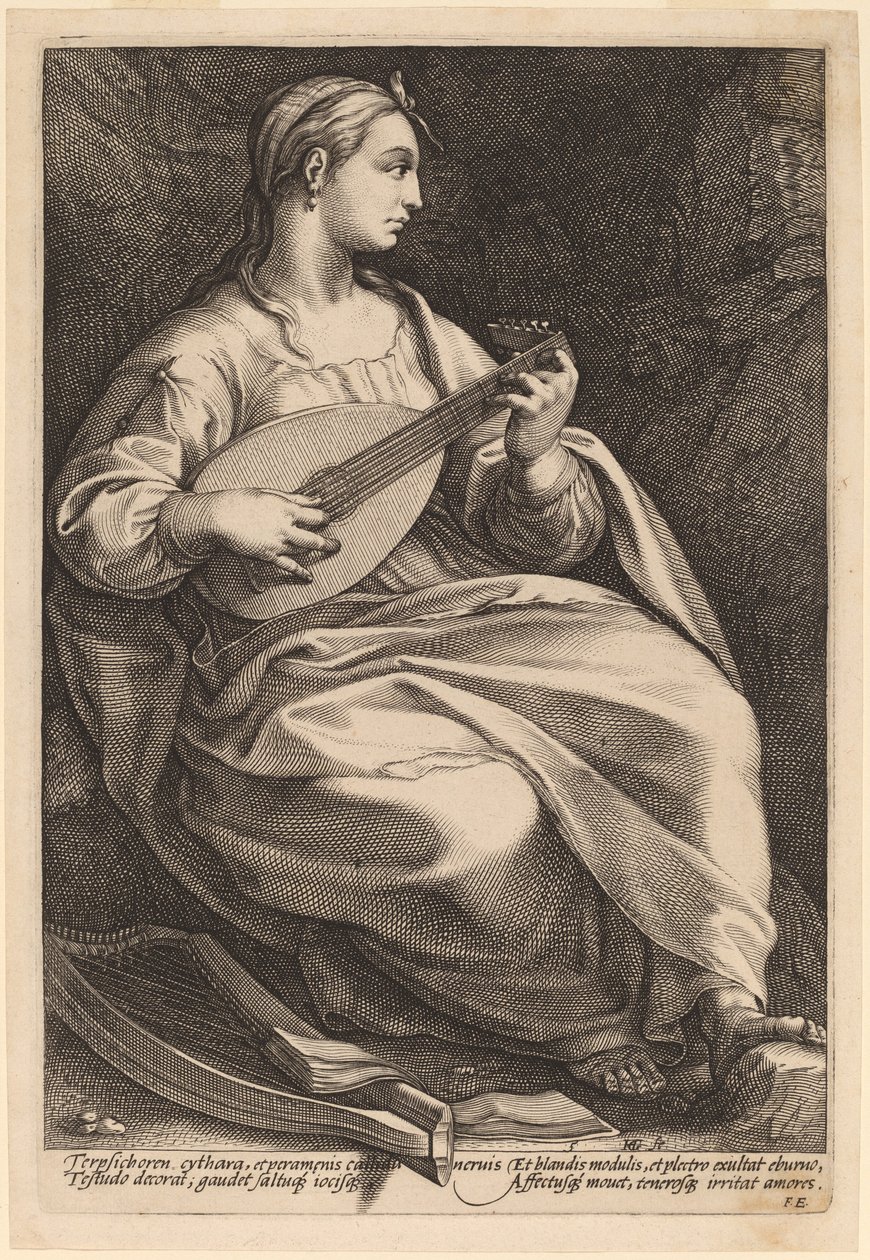 Terpsichore av Hendrik Goltzius