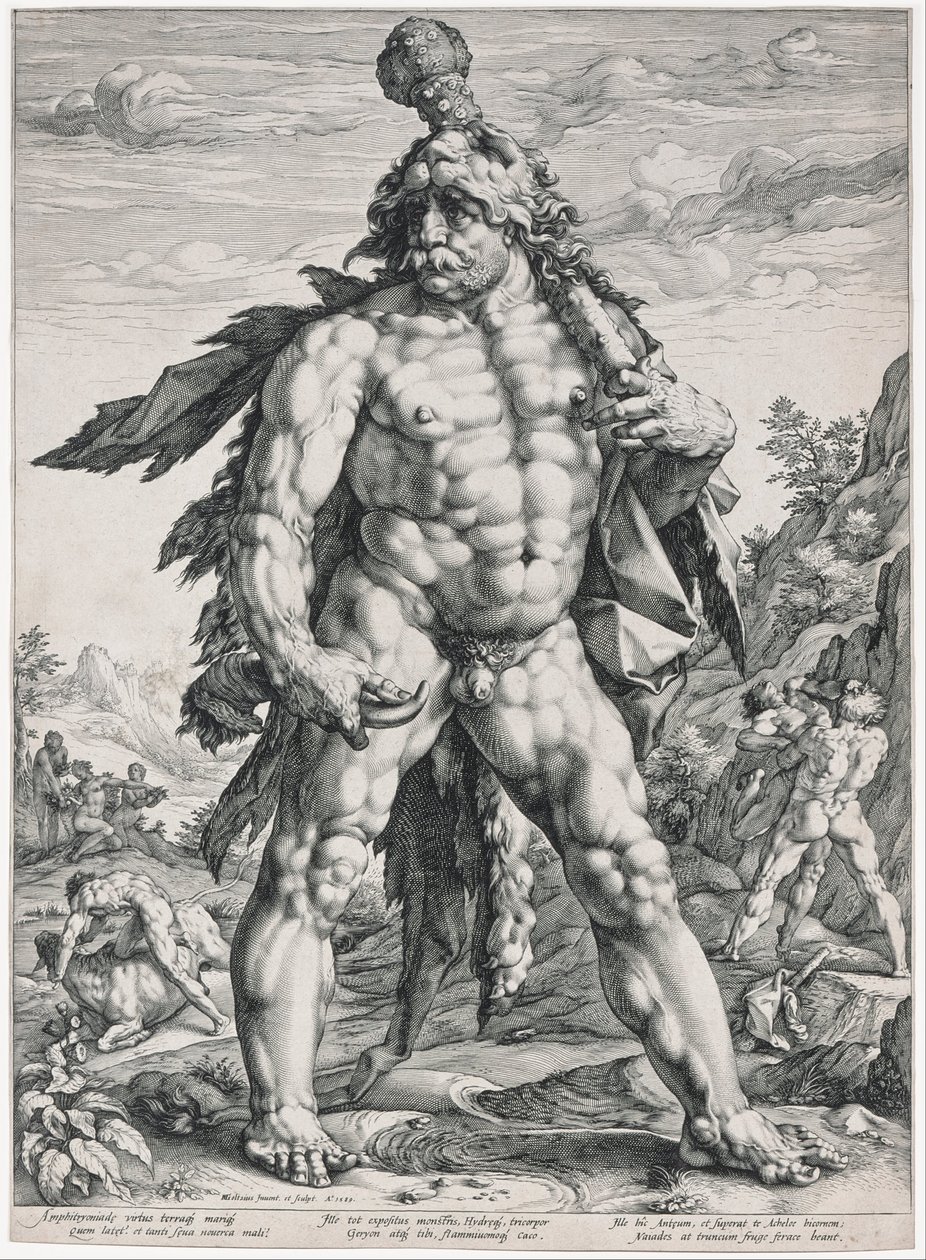 Den store Herkules av Hendrik Goltzius