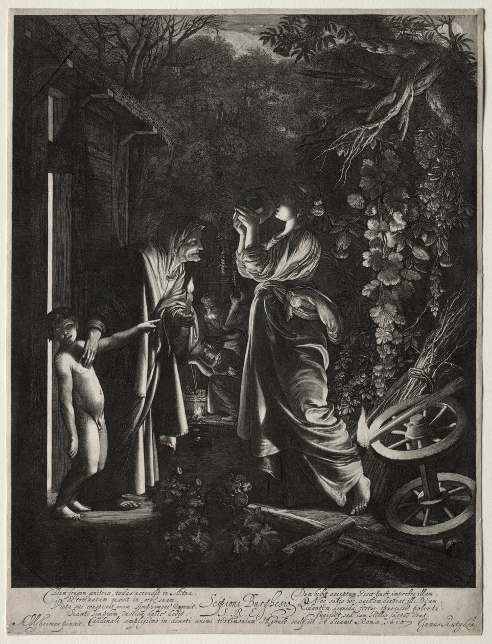 Hånandet av Ceres. av Hendrik Goudt