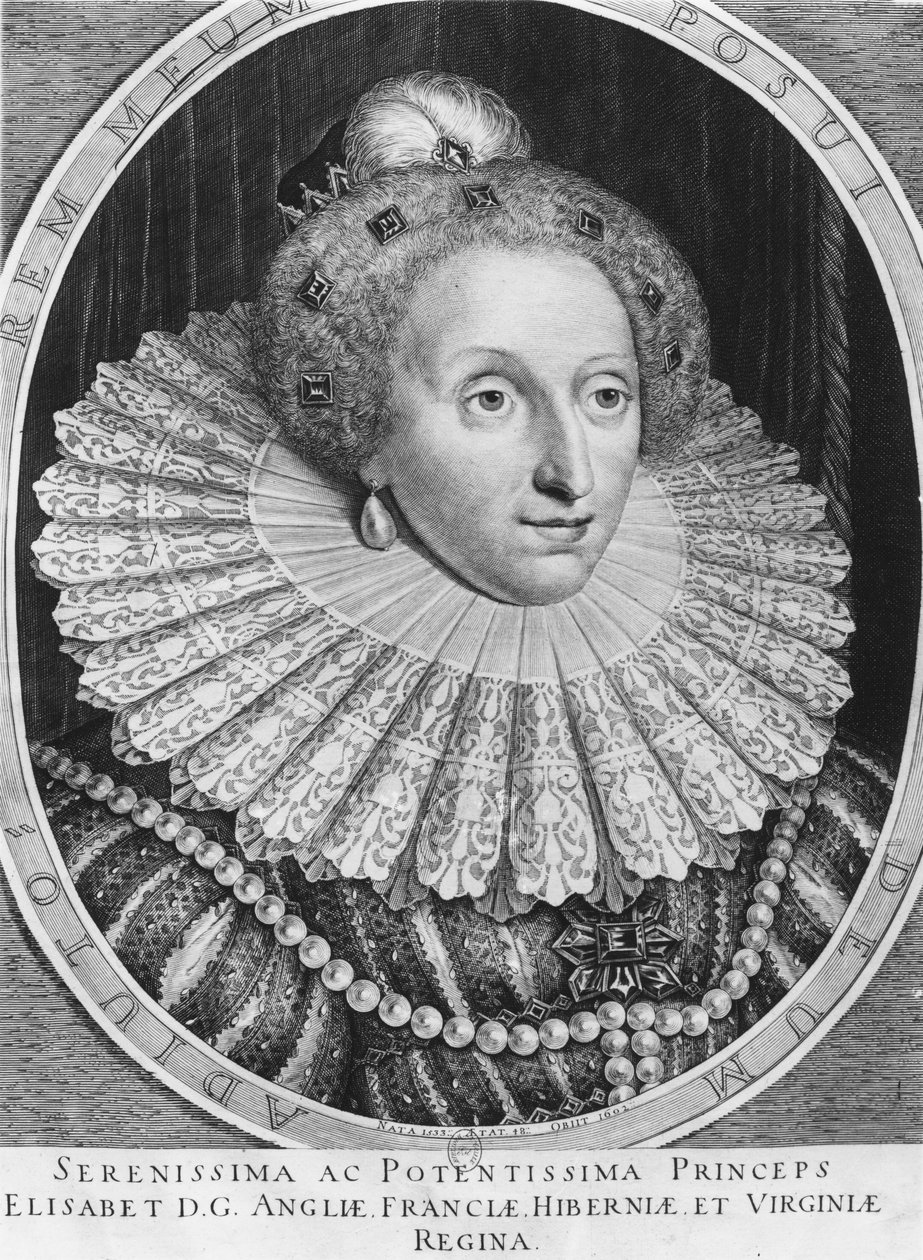 Elizabeth I, drottning av England av Hendrik I Hondius