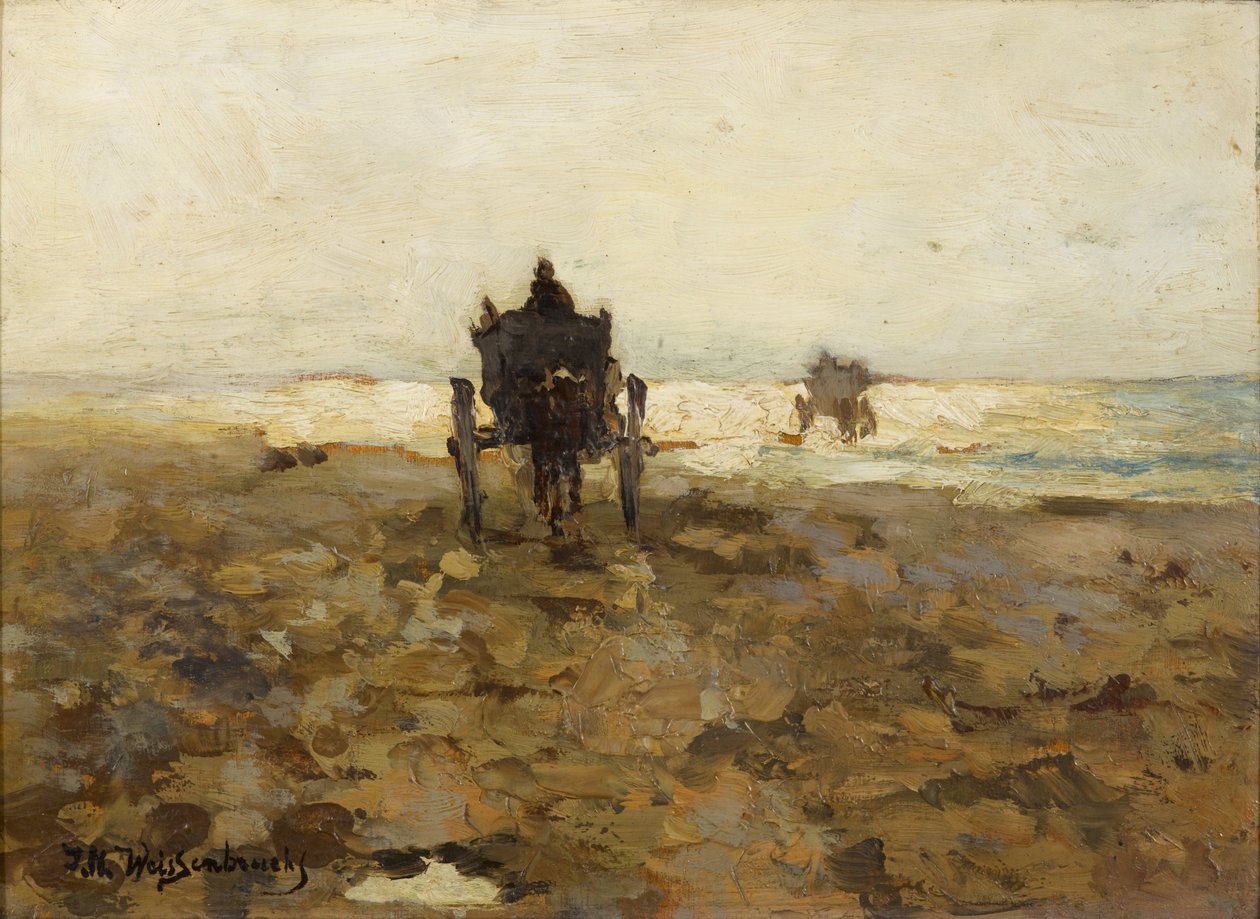 Clammers Horse Drive, ca. 1890 av Hendrik Johannes Weissenbruch