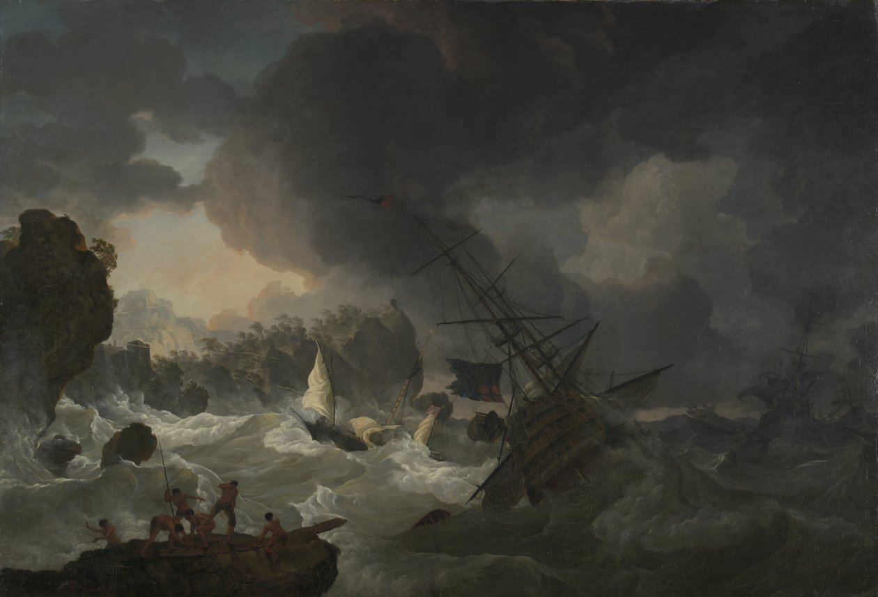 Skeppsbrottet av Hendrik Kobell