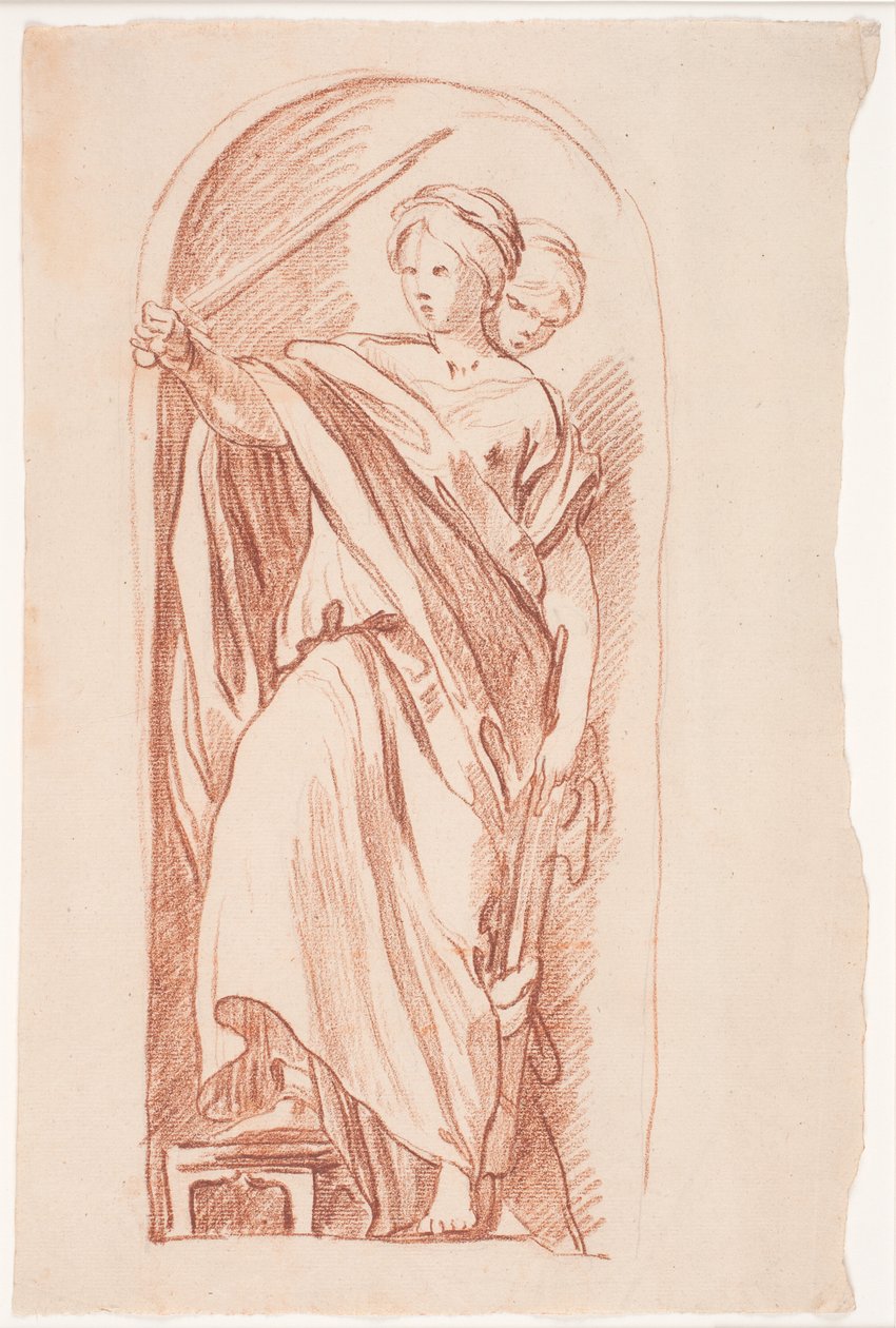 Judith. (Studie efter skulptur) av Hendrik Krock