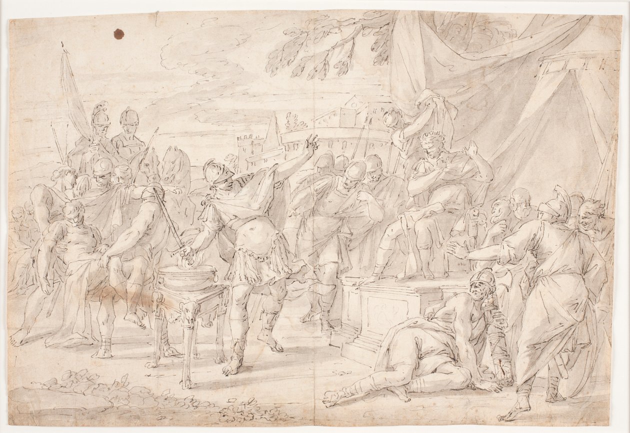 Mucius Scaevola av Hendrik Krock
