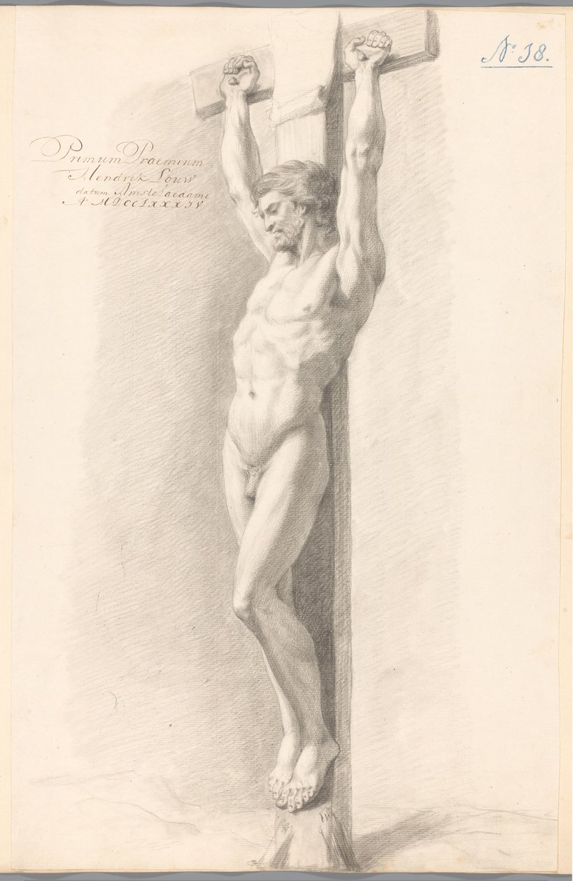 Kristus på korset (1:a pris 1784) av Hendrik Louw