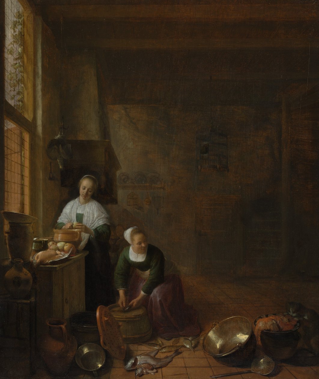Ett kök, ca. 1643. av Hendrik Martensz. Sorgh