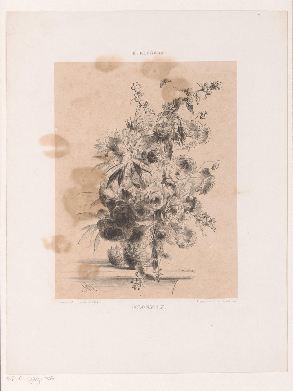 blomsterarrangemang av Hendrik Reekers