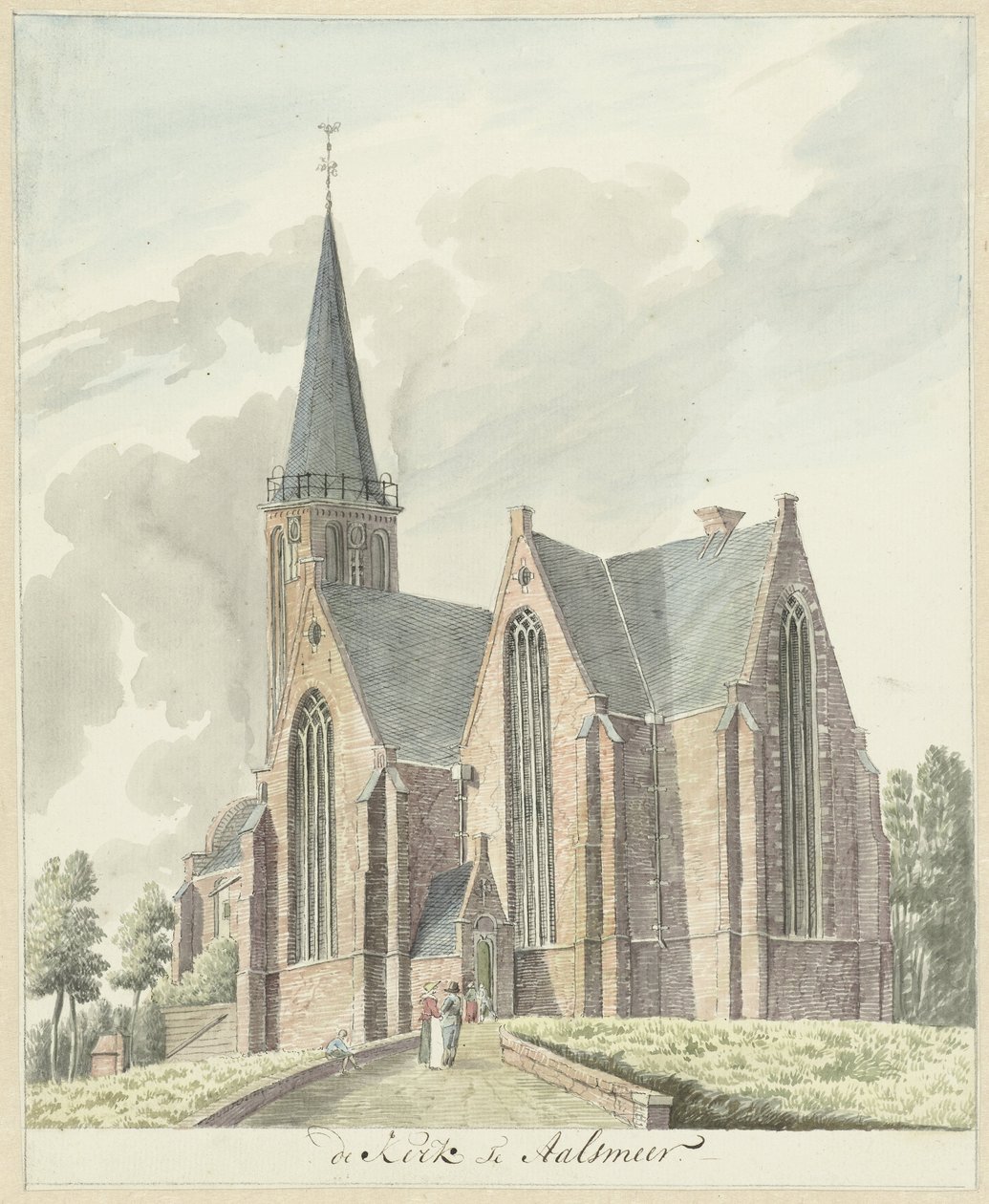 Kyrka i Aalsmeer av Hendrik Tavenier