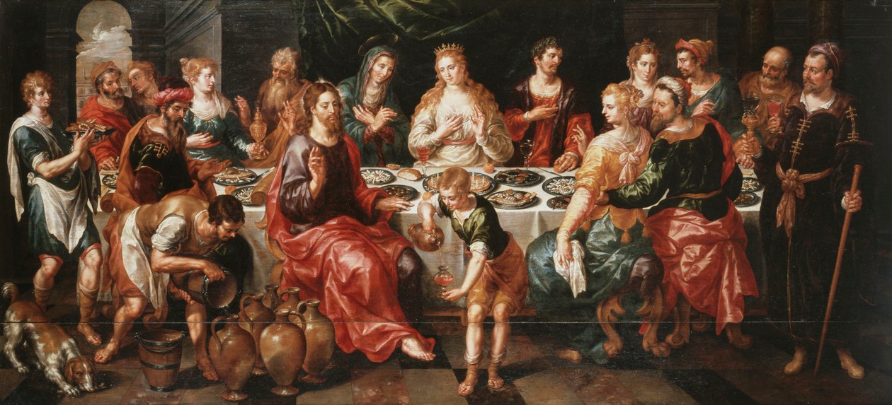 Äktenskapet i Kana, av Hendrick de Clerck