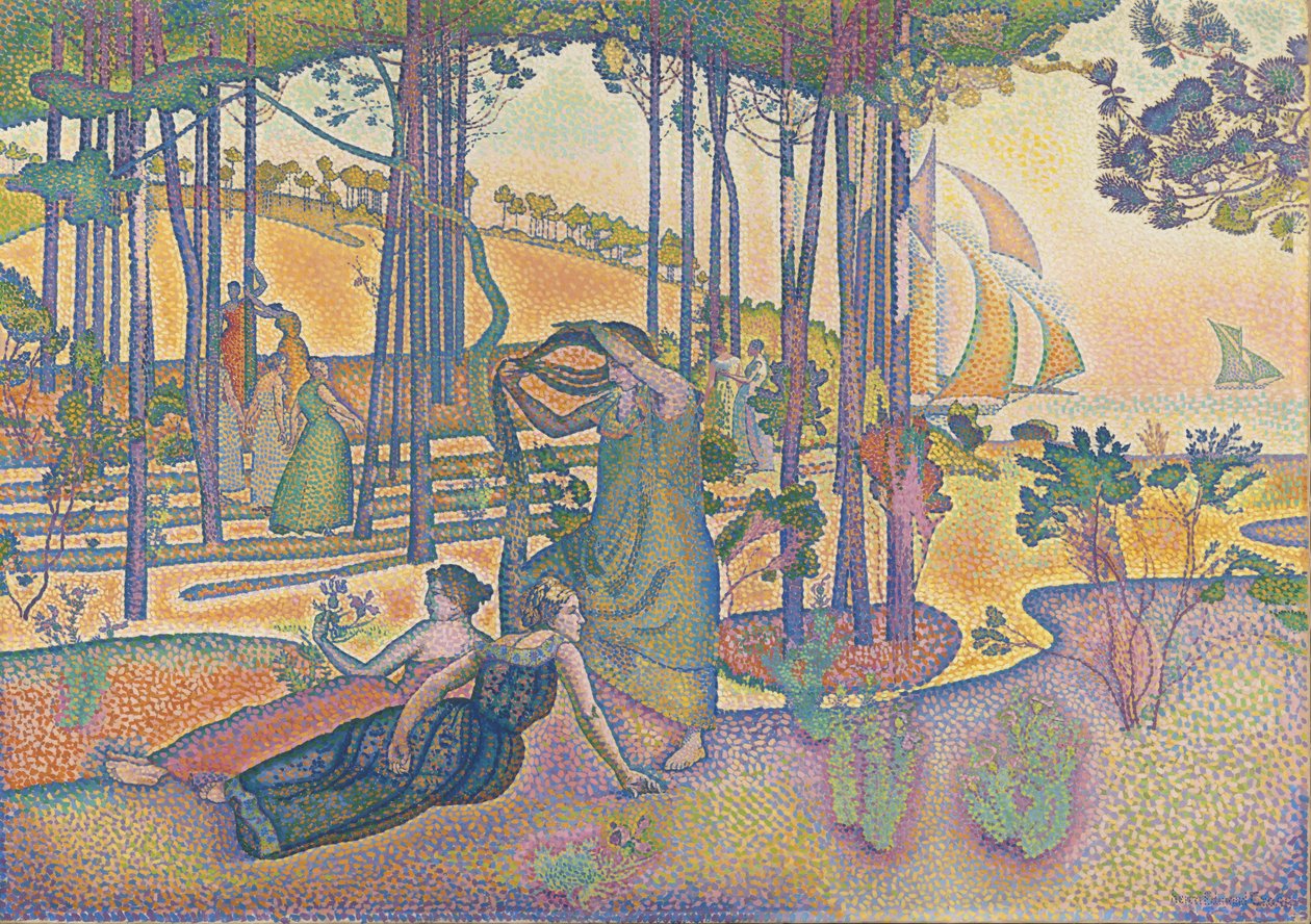 Kvällsluften av Henri Edmond Cross