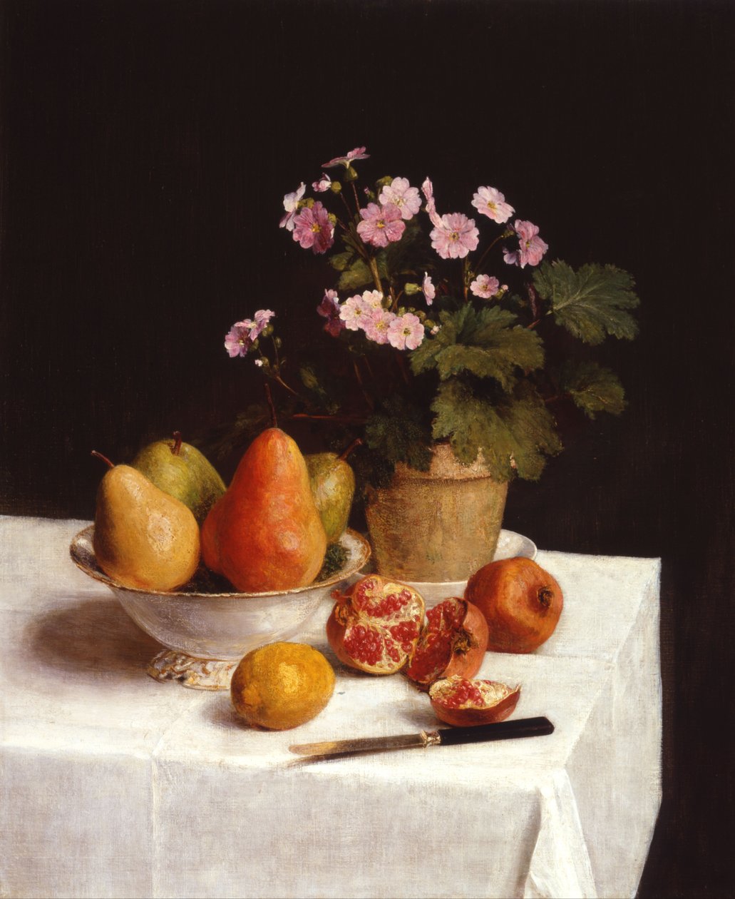 Stilleben av Ignace Henri Jean Fantin Latour