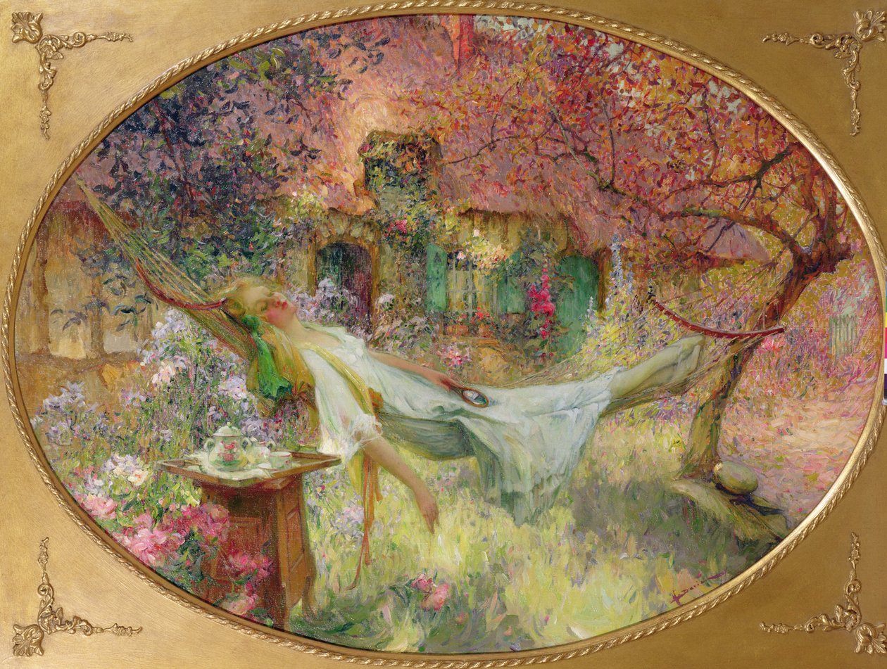 Sommar i trädgården av Henri Gaston Darien