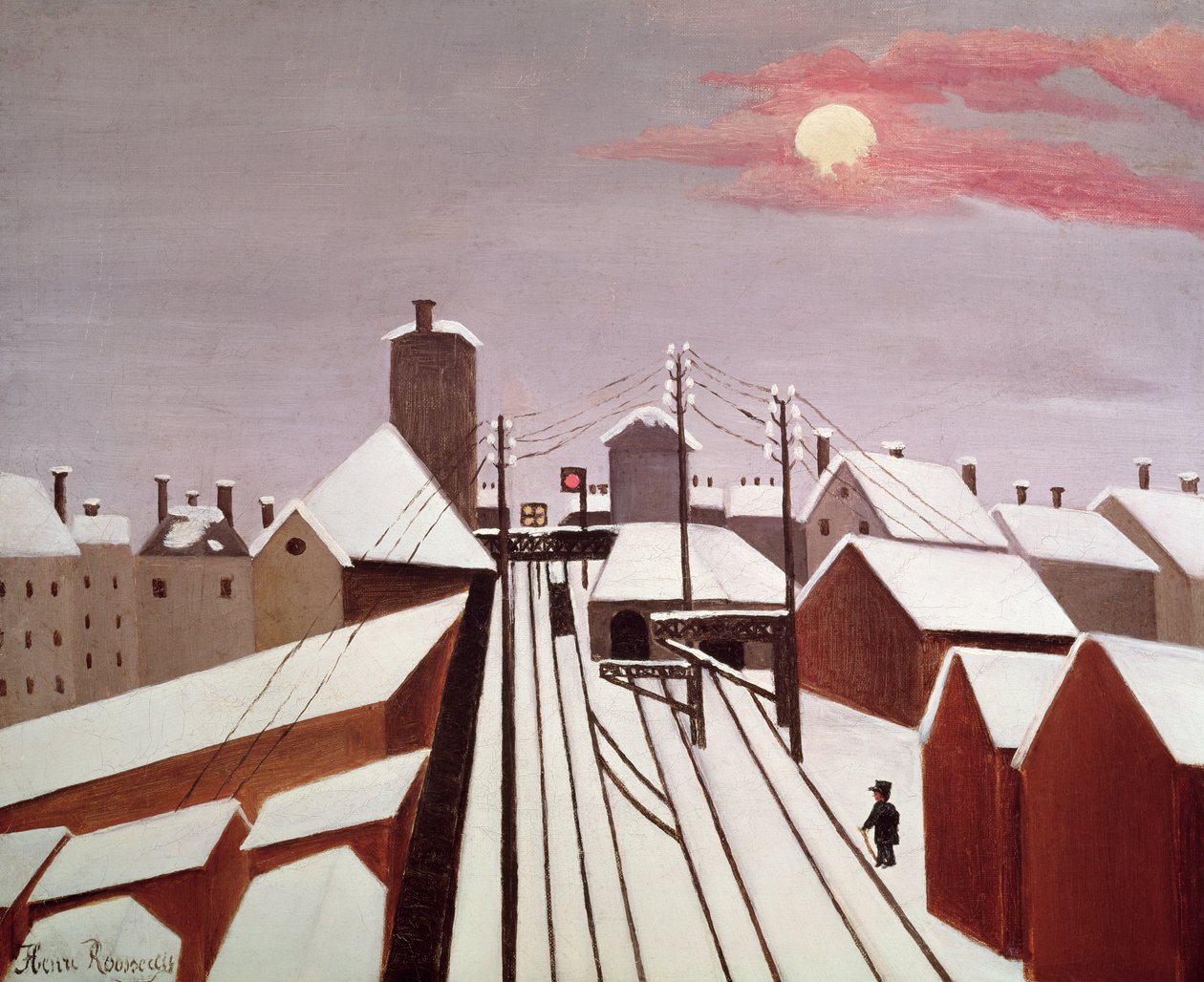 Järnvägen av Henri Rousseau