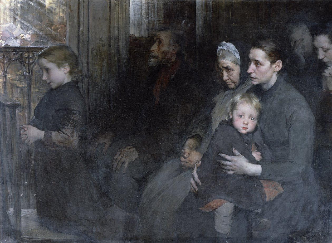 Avgick till deras lott, 1901 av Henri Jules Jean Geoffroy