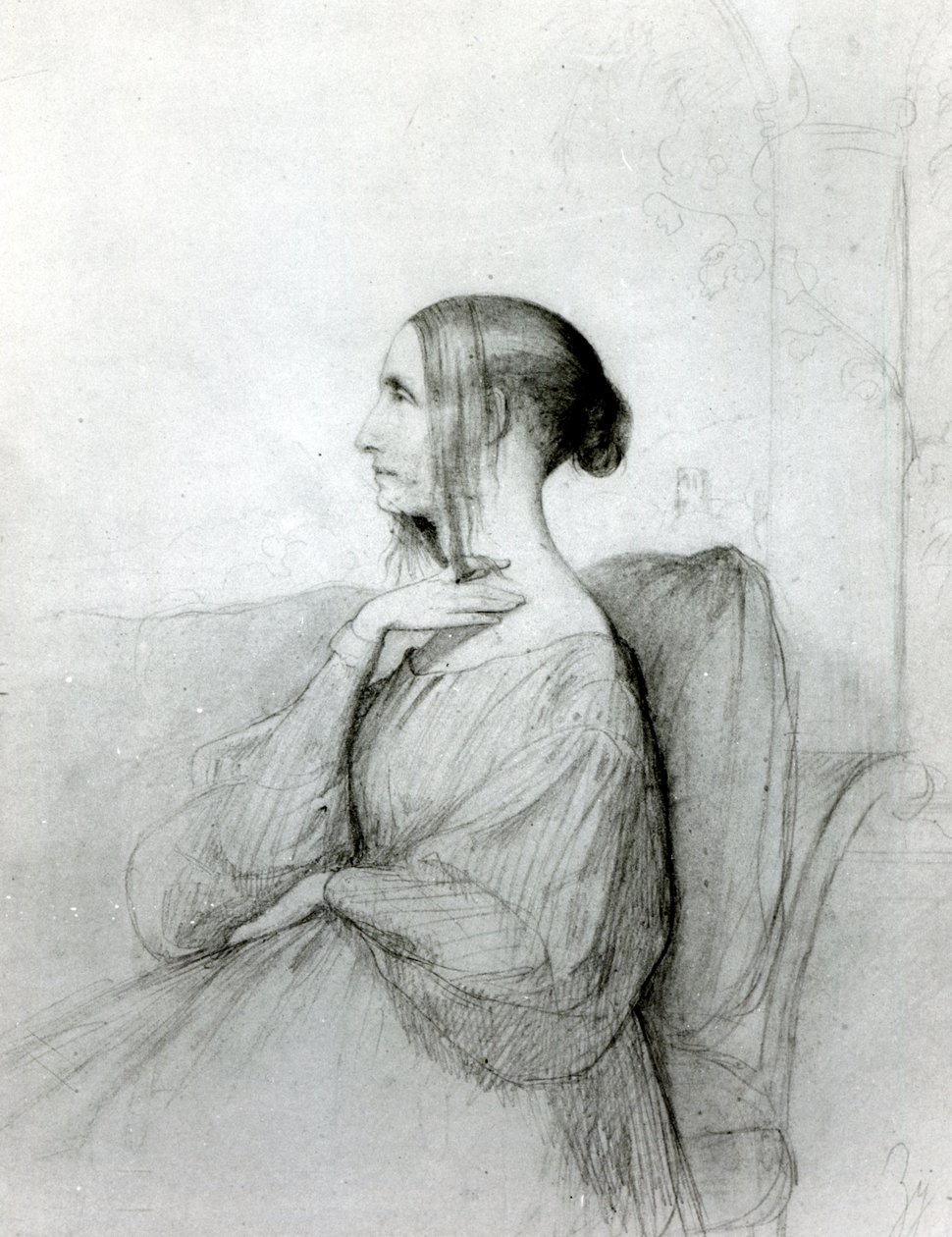 Porträtt av Marie d