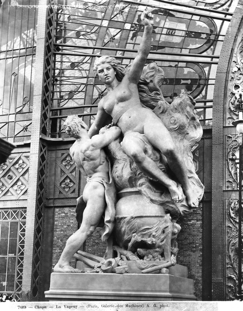 Steam, ca 1889 (gips) av Henri Michel Antoine Chapu