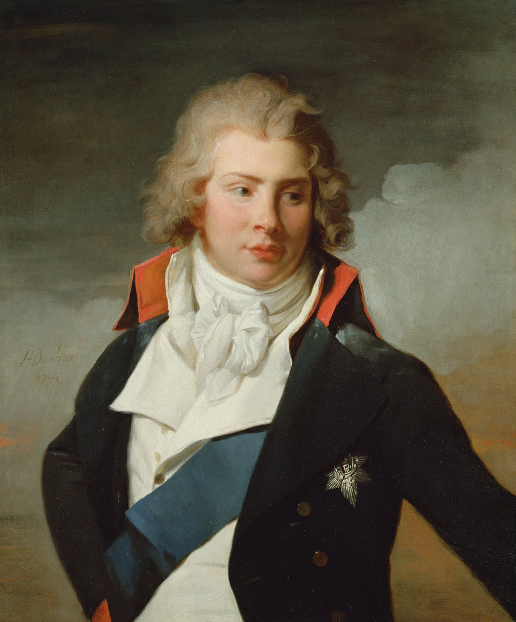 Porträtt av prins Augustus Fredrik av Henri Pierre Danloux