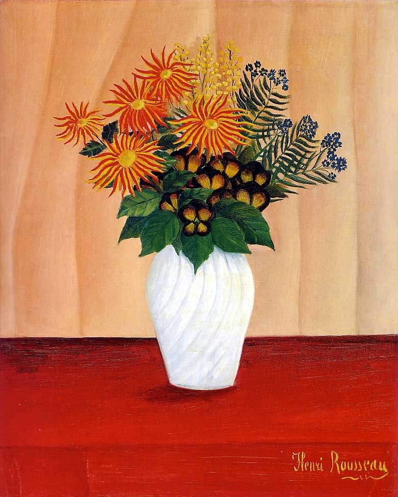 Bouquet of Flowers   av Henri Rousseau