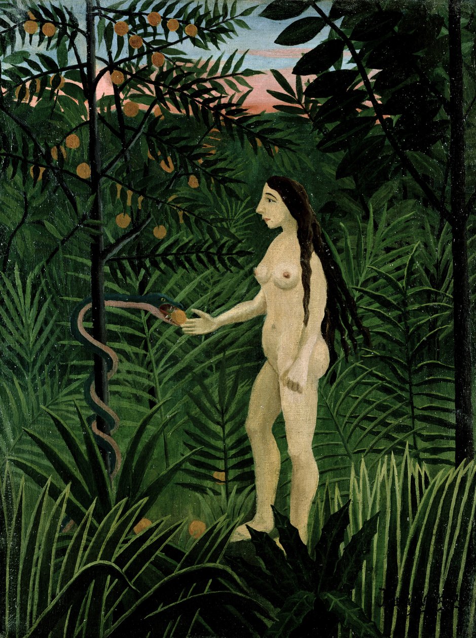 Eva, ca 1906-07 av Henri Rousseau