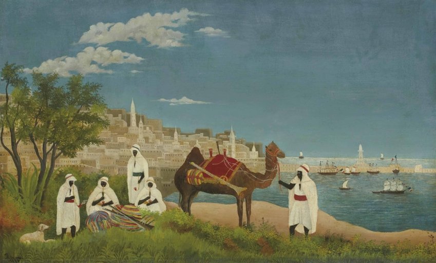 Landskap i Alger av Henri Rousseau