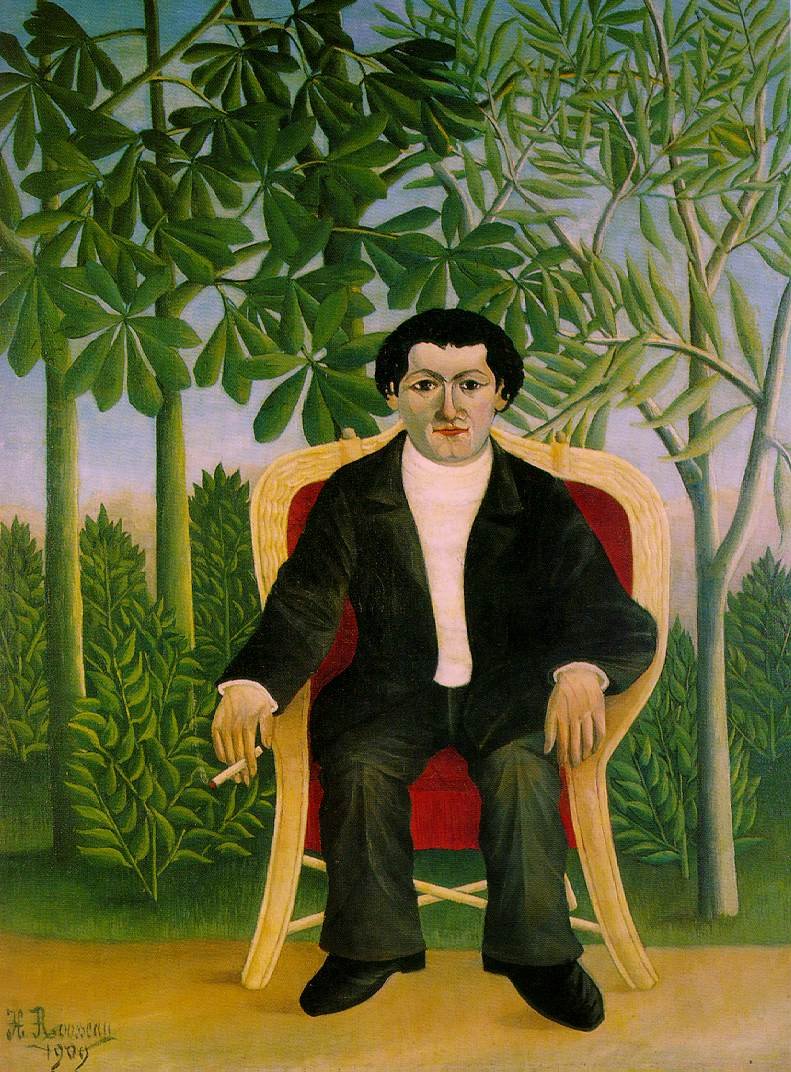 Porträtt av Joseph Brummer av Henri Rousseau
