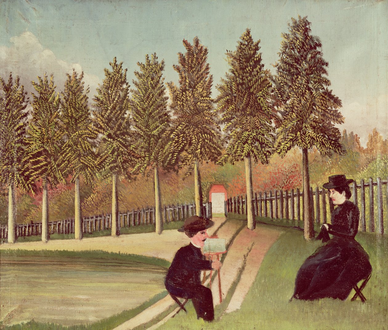 Le Tusia Ata o lana Faletua, 1900-05 swed av Henri Rousseau
