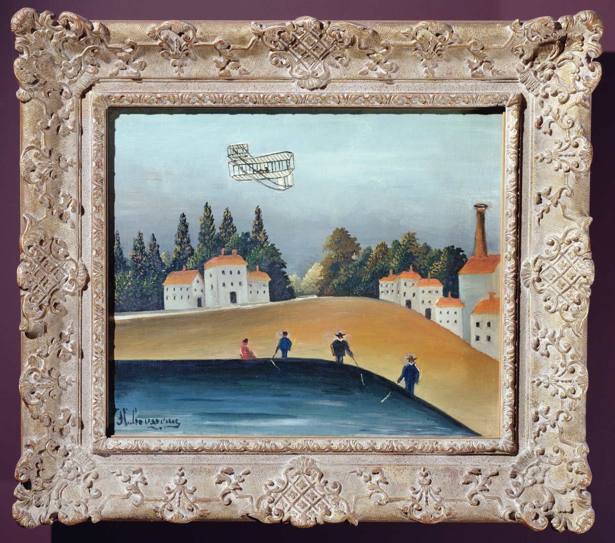 Sportfiskarna, ca 1908-09 (se även 869819) av Henri Rousseau